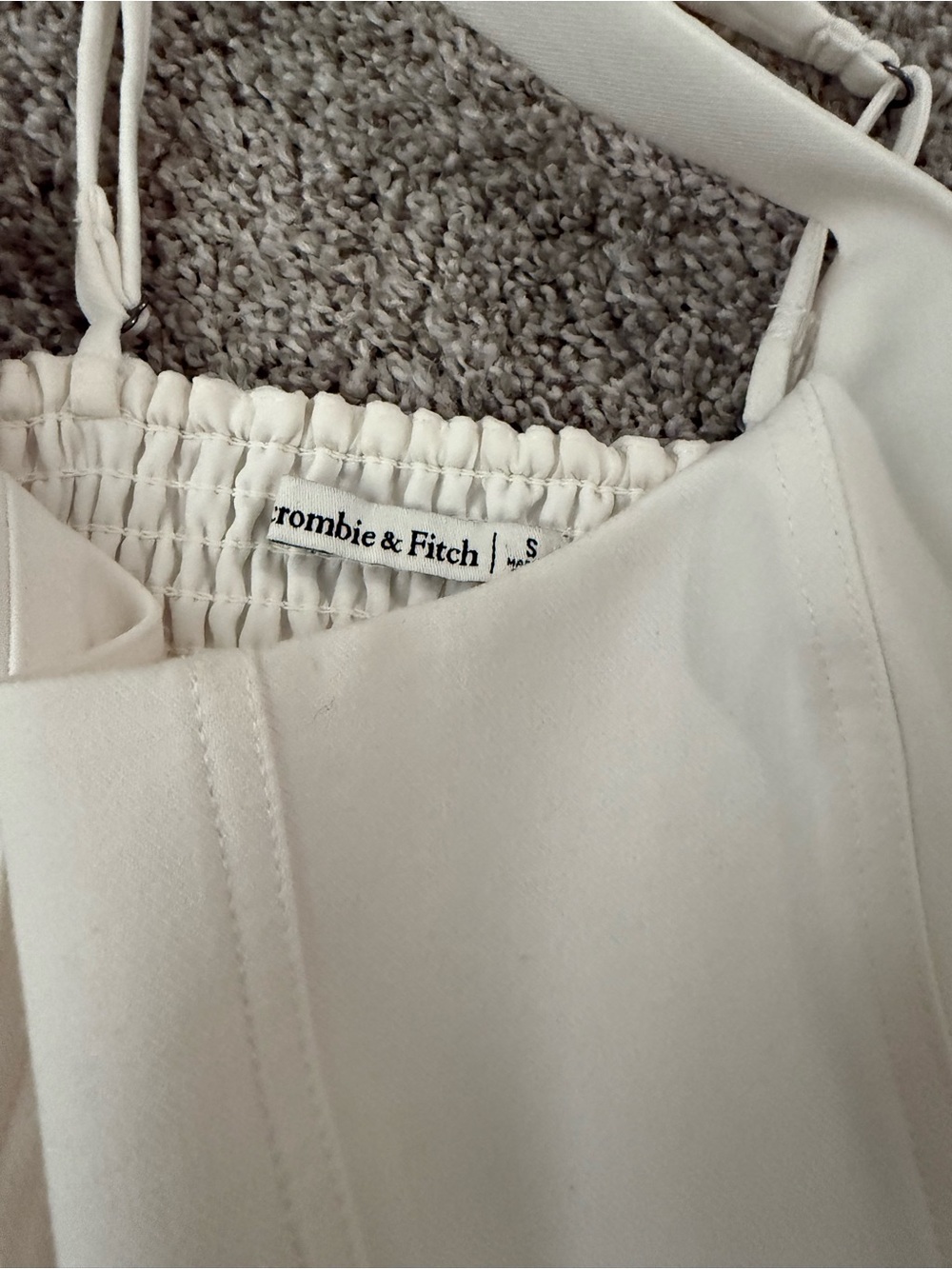 Abercrombie Cream Corset Tank - Picture 2 of 3